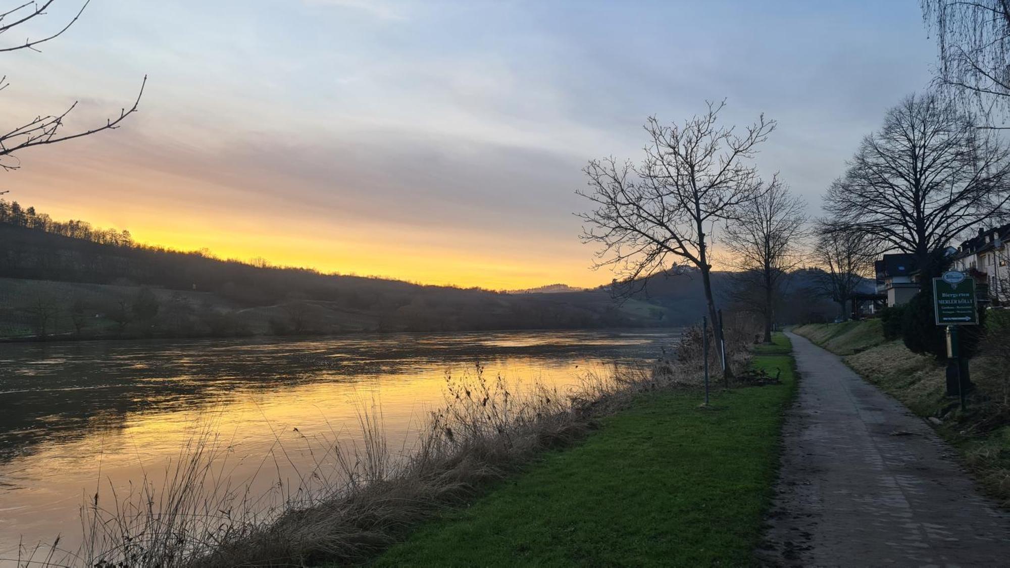 Pension Mit Moselblick Klotten Esterno foto
